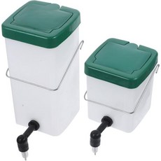 Mipcase 2pcs Bunny Water Fountain Rabbit Drinking Bottle Rabbit Water Box Automatic Rabbit Water Dis, 2개