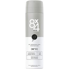 [독일] 594733 8X4 Men Deodorant Spray N°11 Unique Spirit (150 ml) Deodorant with Stimulating Aromati, 단일상품