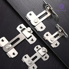 퍼플업 미닫이 빗장 잠금장치 현관문걸이 문고정 미닫이여닫이겸용잠금장치 미닫이창문고정장치, 일자 소형, 1개