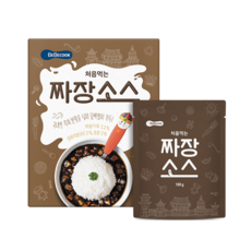 처음먹는 짜장소스 1개(100g*2입), 상세 설명 참조, 200g, 1개 - 베베쿡짜장