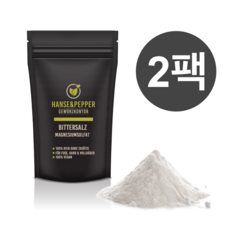 간청소 앱섬솔트 앱솜솔트 식용 가능 1kg 2팩 독일 내수용, 2개