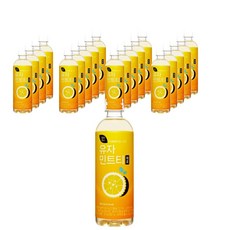 일화차시 티타임 탕비실 유자민트티 제로 500ml 20개, 1개, 20개입