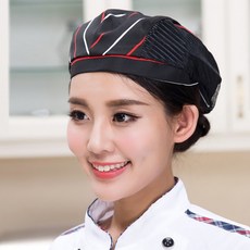 아이템코리아 주방모자 바리스타 베레모 유니폼모자 메쉬 ITEM KOREA