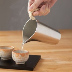 노사쿠 Nousaku 치로리 주석 사케 술 주전자 사발 집들이 선물 200ml 501241, 1개