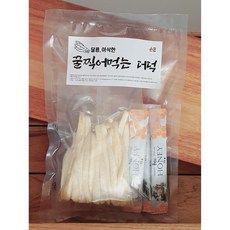 꿀찍어먹는 더덕 깐더덕 술안주 위스키안주 다이어트 간식 반찬용 100g 200g, 꿀찍어먹는 더덕100g+꿀 60g
