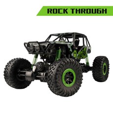 Rc 자동차 hbp1001 1/10 2.4g 라디오 컨트롤 오프로드 rtr 4 륜 구동 전기 레이싱 카 고속 rc 버기 몬스터 트럭 장난감 자동차, green^+0