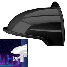 Rain Sun Shield 날씨 커버 눈부심 방지 사이드 브래킷 카메라 용 CCTV 터릿, 2, 1개