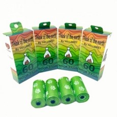  기타 강쥐 외출용 똥추 리필 배변봉투 4롤 10개 A79619 