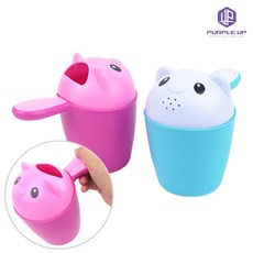 퍼플업 아기 목욕 바가지 1P 신생아목욕 플라스틱바가지 강아지목욕바가지 아가 목욕용바가지, 핑크