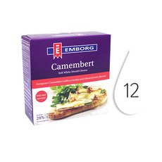 선인 덴마크산까망베르치즈(냉장), 12개, 125g