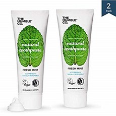 [구매대행] Natural Fluoride Toothpaste (2pk) - Eco-Friendly Vegan for your Everyday Oral Care - Dentist Approved - Prevents Bad Br, 1