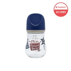 더블하트 모유실감 마이프레셔스 유리젖병 기프트 160ml(젖꼭지미포함), 3개, 160ml, 투명