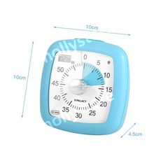타임타이머 모드 뽀모도로 시간관리 60분 제과 구글타이머 제빵 시계, 카운트다운 - 파란색, 1개