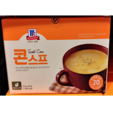 코스트코 맥코믹 콘스프 23gX20봉, 1팩