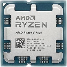 AMD 라이젠 57600 CPU 프로세서 R57600 소켓 AM5 라데온 그래픽 통합 칩 GPU 노보 데스크톱 GLT666 - 라이젠57600