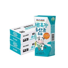 파스퇴르 바른목장 유산균음료 125mL 48입, 48개