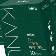 카누 미니 디카페인 아메리카노 50T 45g, 5개