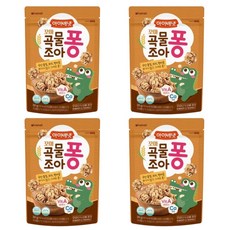 아이배냇 꼬마 곡물조아퐁, 통밀+보리+현미, 30g, 4개