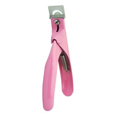 꽃단장 네일아트 네일 인조손톱 팁 커터기 핑크, 1개