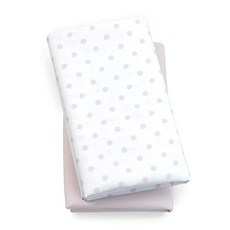 Chicco Lullaby Playard 2 종 세트 핑크 도트 (Pink Dot)