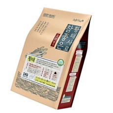 반려견 오리 황태 첨가 소프트 사료 1kg 반건식사료 노령견밥 댕댕이밥 개, 1개 - 노령견사료