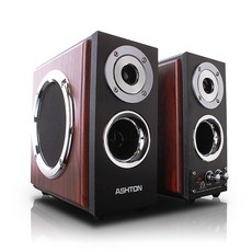 2채널스피커 우드 40W, AT-1000 본체만