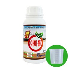 모두싹 아미플 500ml 풀빅산 미량요소 아미노산 뿌리발근 냉해회복 염류장해 복합비료 식물영양제 나라바이오, 1개