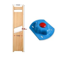다지기 과일 5 칩 절단기 야채 0 가능 토마토 감자 슬라이서 양파 조절 7mm 양배추용, Large Set, 1개