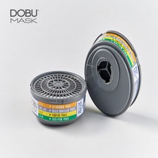 DOBU LIFE TECH 도부라이프텍 방독정화통 806(복합가스용) 방독마스크 정화통, 혼합색상, 1개