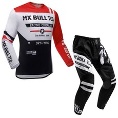오토바이 기어 세트 오렌지 라이벌 오프로드 저지 더트 바이크 MX 의류 모토 콤보, M Jersey 32 pants, NO2