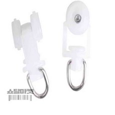쇼달마켓 커튼레일롤러 15P 커텐고리, 15개