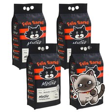 펠리스샌드 마스터 미야옹철 김명철 수의사 고양이모래 4kg x4개입, 단품, 4개