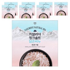 온더바디 벨먼 히말라야 핑크솔트 담은비누 로맨틱플라워향, 90g, 8개