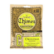 Chimes Ginger Chews Original 차임스 진저 츄이 오리지널 5oz(141.8g) 6팩, 141.8g, 6개