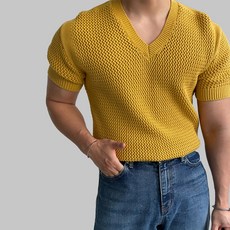 브이넥니트 TOP01