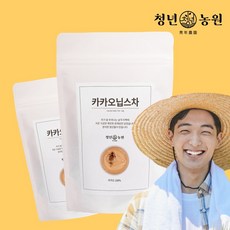 청년농원 저온가공 카카오닙스차 삼각티백, 1g, 100개