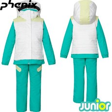 피닉스 주니어 아동스키복 2324 CRYSTAL FLOWER JR TWO PIECE GN