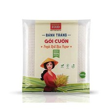 심플리굿 스프링롤 라이스 페이퍼 (사각형) - 22cm Banh Trang Goi Cuon 글루텐 프리 Non-GMO 100% 천연