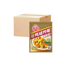 백세카레 매운맛 100g X 40개 1박스