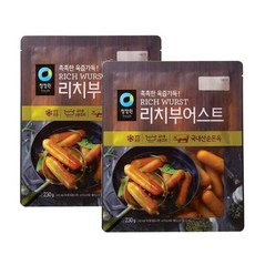 청정원 리치부어스트, 230g, 2개