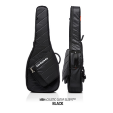 MONO 모노 M80 ACOUSTIC GUITAR SLEEVE 어쿠스틱 기타 슬리브, JET BLACK, 1개