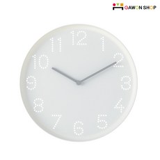 이케아 TROMMA 벽시계, 화이트