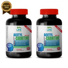 LIFE NUTRITION 체중 감량 제품 보충제 - 아세틸 L-카르니틴 500mg 500 2B