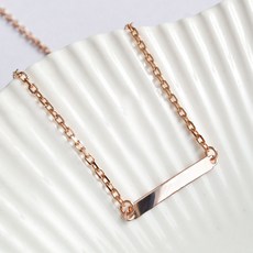 뷰띵 14K 18K 데일리 베이직 스틱 발찌
