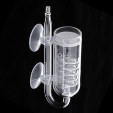 QDY CO2 분무기 버블 디퓨저 CO2 유리 수족관 공급 액세서리 -5 스핀, 1개