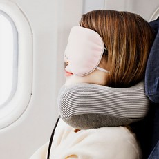 수면안대 여행용 휴대용 양면 쿨링 보온 수면용품 휴대용안대 여행용안대 여행소품, 1개, 1개입