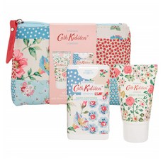 Cath Kidston Beauty 캐스키드슨 코티지 패치워크 핸드크림 세정제 파우치 세트 Cottage Patchwork Hand Cream, 1개