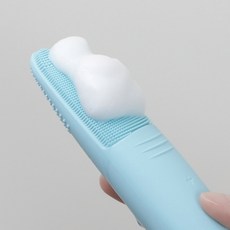실리콘 진동클렌져 전동세안기 클렌징 마사지기 블루