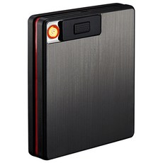 애드에딧 USB 라이터 담배케이스 플랫메탈 케이스