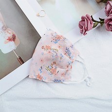 숨쉬기 편한 시폰 마스크(핑크), 기본, 기본